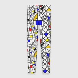 Леггинсы женские Абстракция цветных прямоугольников Пит Мондриан, цвет: 3D-принт