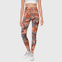 Леггинсы женские Камуфляж птицы, цвет: 3D-принт — фото 2
