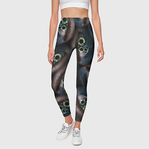 Женские легинсы Субстанция глаза в глазу / 3D-принт – фото 3