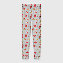 Женские легинсы Щелкунчик и игрушки