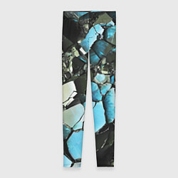 Женские легинсы Чёрно-синий камень