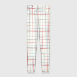 Леггинсы женские Светлый узор - классическая клетка, цвет: 3D-принт