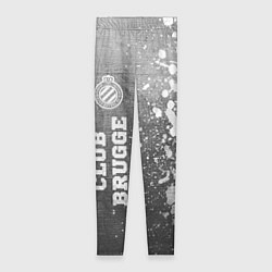 Леггинсы женские Club Brugge - grey gradient по-вертикали, цвет: 3D-принт