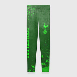 Леггинсы женские Tottenham - green gradient вертикально, цвет: 3D-принт