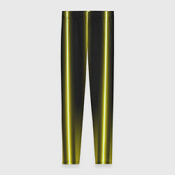 Леггинсы женские Neon yellow, цвет: 3D-принт