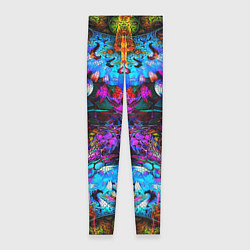 Леггинсы женские Абстракция стекло узор, цвет: 3D-принт