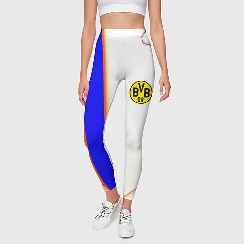 Женские легинсы Borussia geometry sport / 3D-принт – фото 3