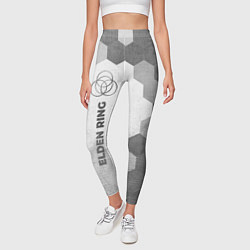 Леггинсы женские Elden Ring - white gradient по-вертикали, цвет: 3D-принт — фото 2