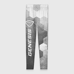 Леггинсы женские Genesis - grey gradient по-вертикали, цвет: 3D-принт