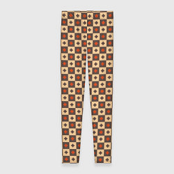 Леггинсы женские Готические шахматы, цвет: 3D-принт