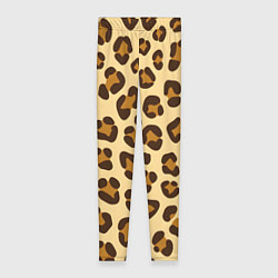 Леггинсы женские Паттерн с пятнами леопарда, цвет: 3D-принт