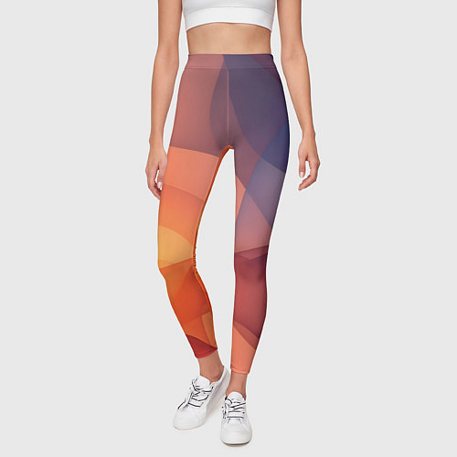 Женские легинсы Летящая вуаль / 3D-принт – фото 3