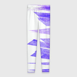 Леггинсы женские Color white purple, цвет: 3D-принт