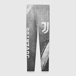 Леггинсы женские Juventus - grey gradient вертикально, цвет: 3D-принт
