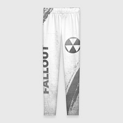 Леггинсы женские Fallout - white gradient вертикально, цвет: 3D-принт