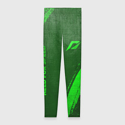 Леггинсы женские Need for Speed - green gradient вертикально, цвет: 3D-принт