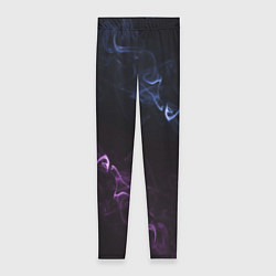 Леггинсы женские Color black blue pink, цвет: 3D-принт