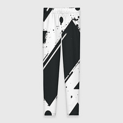 Леггинсы женские Color black white, цвет: 3D-принт