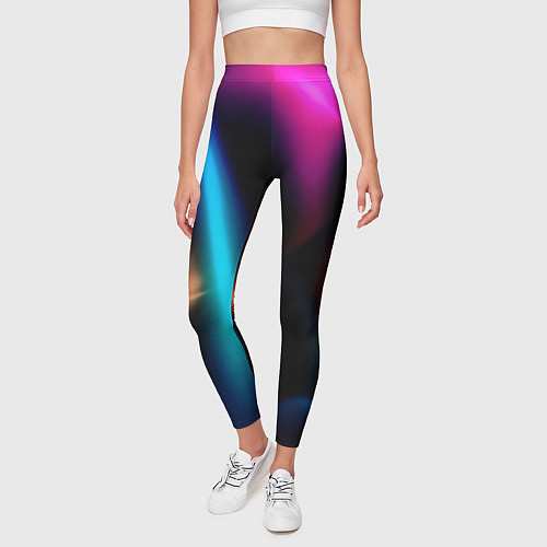 Женские легинсы Multicoloured / 3D-принт – фото 3