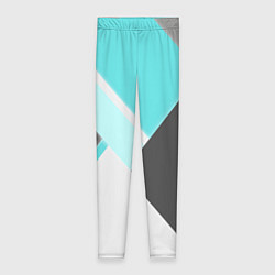 Женские легинсы Color black blue