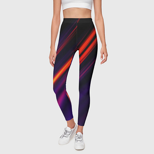 Женские легинсы Multicolored / 3D-принт – фото 3