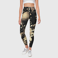 Леггинсы женские Дарт Вейдер Йода Чубакка и другие из Star Wars, цвет: 3D-принт — фото 2