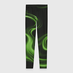 Леггинсы женские Green black, цвет: 3D-принт