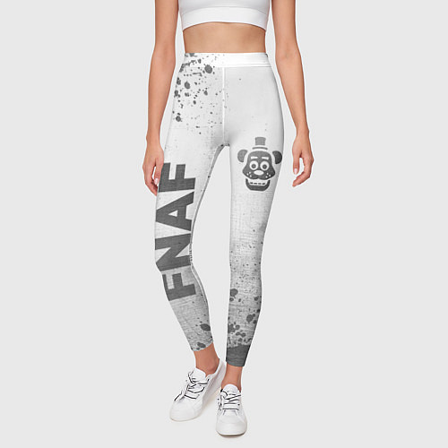 Женские легинсы FNAF - white gradient вертикально / 3D-принт – фото 3
