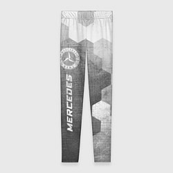 Леггинсы женские Mercedes - grey gradient по-вертикали, цвет: 3D-принт
