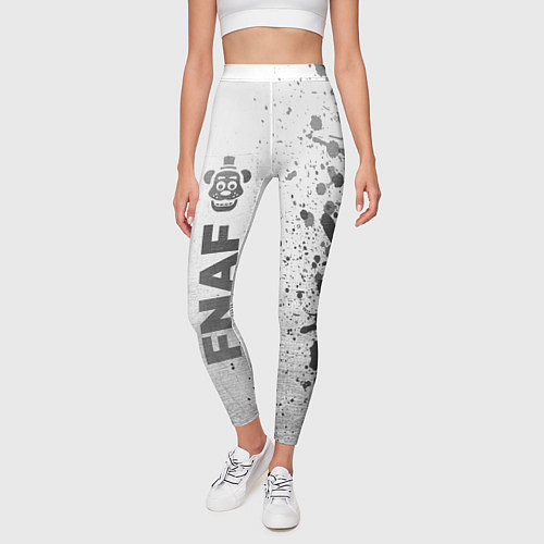 Женские легинсы FNAF - white gradient по-вертикали / 3D-принт – фото 3