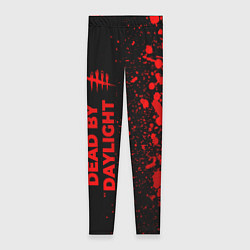 Леггинсы женские Dead by Daylight - red gradient по-вертикали, цвет: 3D-принт