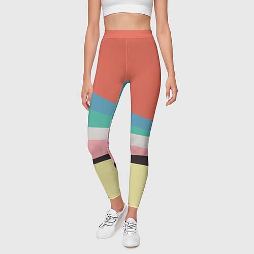 Женские легинсы Спектр июнь / 3D-принт – фото 3