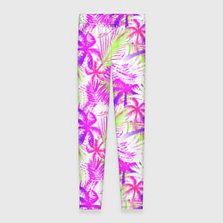 Леггинсы женские Palm tree pink, цвет: 3D-принт