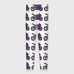 Женские легинсы Motorcycle purple