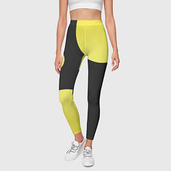 Леггинсы женские Лава лампа макро баланс абстракция, цвет: 3D-принт — фото 2
