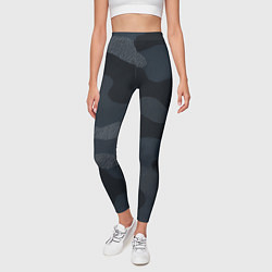 Леггинсы женские Текстурный камуфляж на ткани, цвет: 3D-принт — фото 2