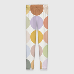 Леггинсы женские Цветочный горошек, цвет: 3D-принт