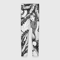Леггинсы женские Junji Ito Death Stranding Tomie and octopus patter, цвет: 3D-принт