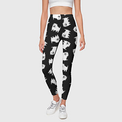 Леггинсы женские Annoying dog pattern - Undertale, цвет: 3D-принт — фото 2