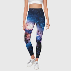 Леггинсы женские Фантастический космос звёзды и туманности, цвет: 3D-принт — фото 2