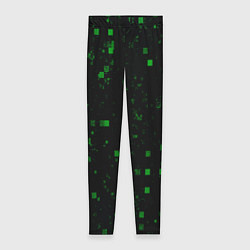 Леггинсы женские Color green khaki, цвет: 3D-принт