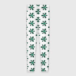 Леггинсы женские Цветочная текстура, цвет: 3D-принт