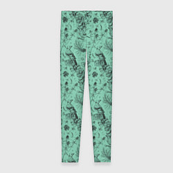 Леггинсы женские В Бузулукском бору, цвет: 3D-принт