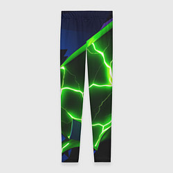 Женские легинсы Neon green glow
