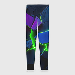 Женские легинсы Neon tile