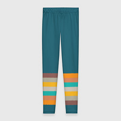 Женские легинсы Индиго и шумовой градиент заката с текстурой