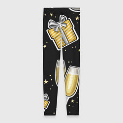 Леггинсы женские Новогодний вайб, цвет: 3D-принт