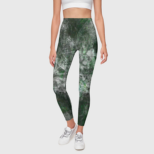 Женские легинсы Абстракция - acid boom / 3D-принт – фото 3