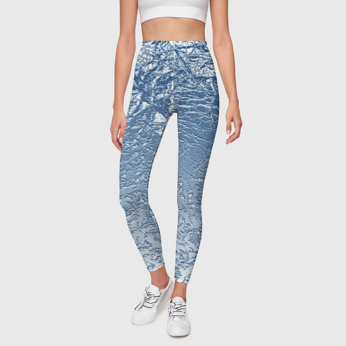 Женские легинсы Налипший снег / 3D-принт – фото 3