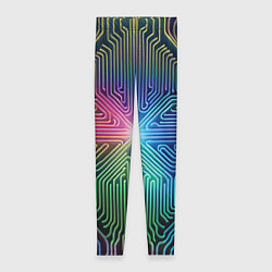 Женские легинсы Линейная графика